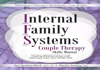 READ [PDF]  Internal Family Systems Couple Therapy Skills Manual: