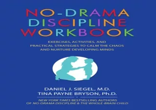 ✔ PDF_  No-Drama Discipline Work: Exercises, Activities, and Prac