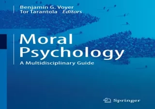 ❤ PDF/READ ⚡/DOWNLOAD  Moral Psychology: A Multidisciplinary Guid