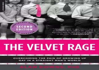 ❤ PDF/READ ⚡  The Velvet Rage: Overcoming the Pain of Growing Up
