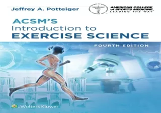 [PDF READ ONLINE] ACSM's Introduction to Exercise Science (Americ