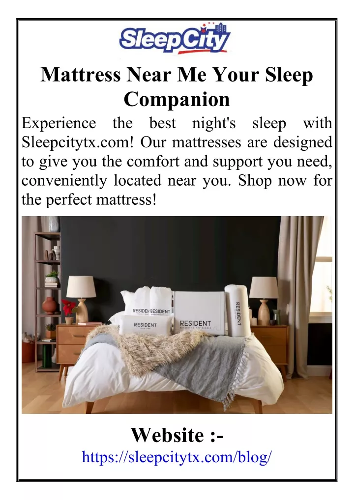 PPT - Mattress Near Me Your Sleep Companion PowerPoint Presentation ...