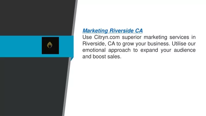 marketing riverside ca use citryn com superior