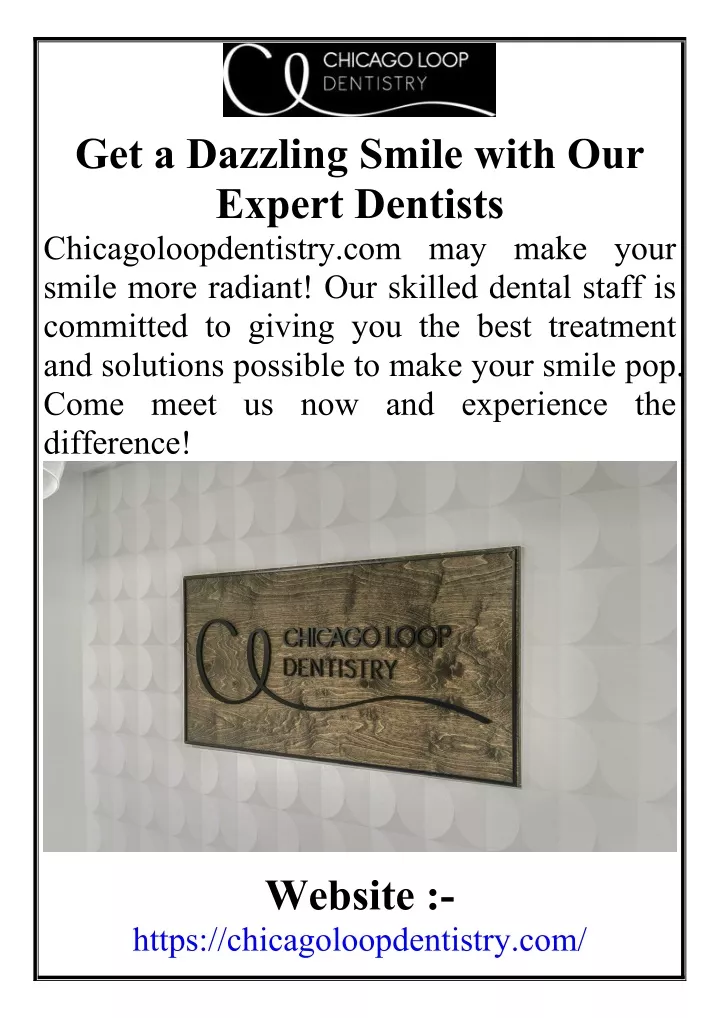 get a dazzling smile with our expert dentists