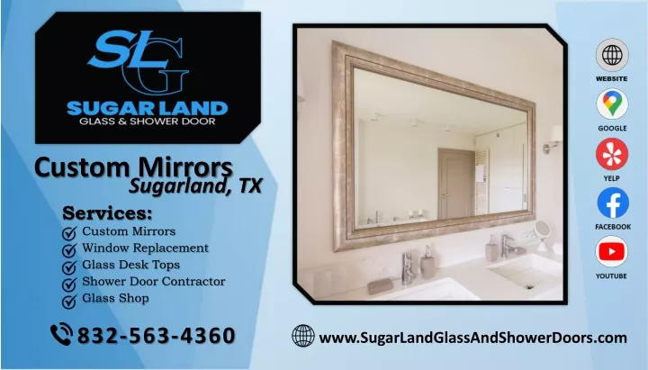 custom mirrors sugarland tx