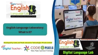 English Language Laboratory What Is It