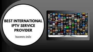 Best International IPTV Service Provider