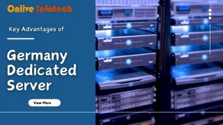 Germany Dedicated Servers: High Performance with Onlive Infotech