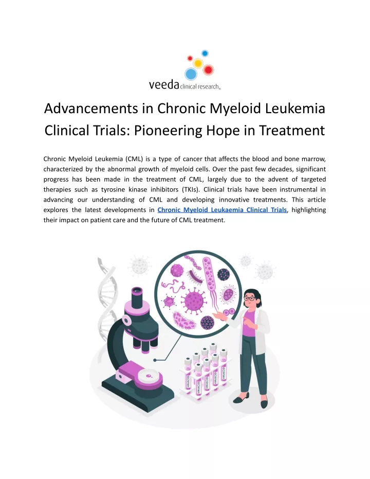 advancements in chronic myeloid leukemia clinical