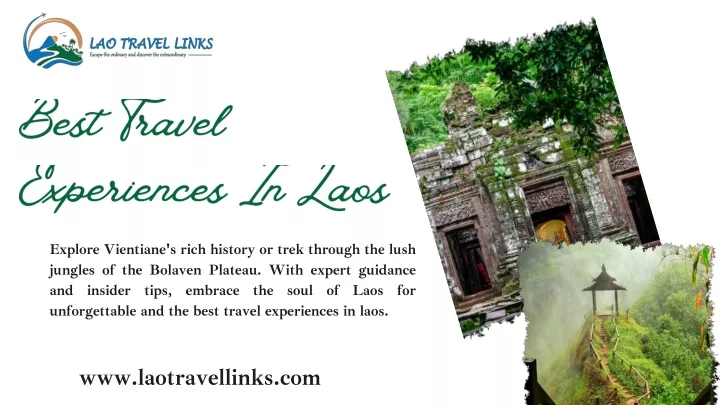 best travel experiences in laos
