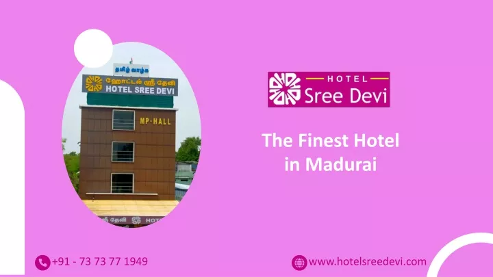 the finest hotel in madurai