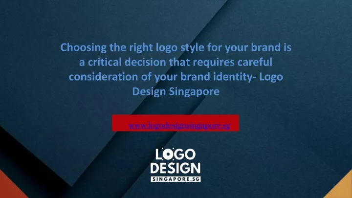 choosing the right logo style for your brand