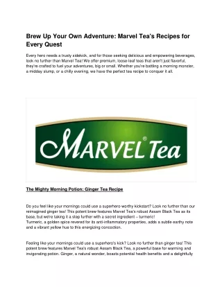 Brew Up Your Own Adventure_ Marvel Tea's Recipes for Every Quest (1)
