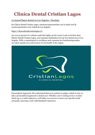 clinica dental cristian lagos