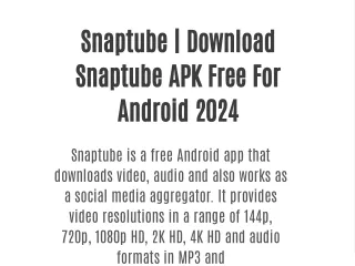 snaptube download snaptube apk free for android