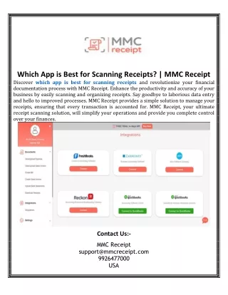 Which App is Best for Scanning Receipts MMC Receipt.docx