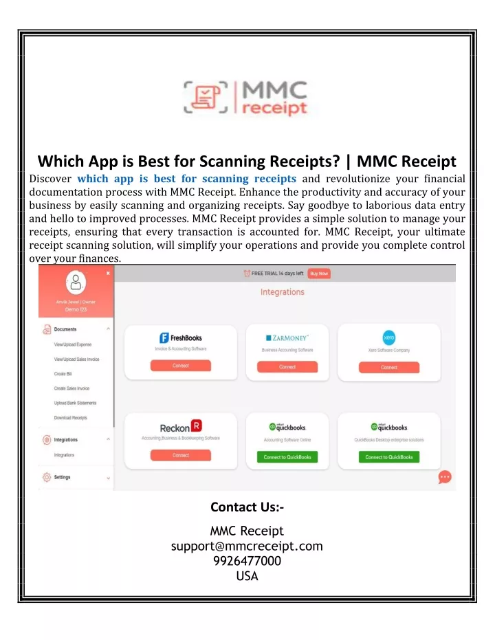 which app is best for scanning receipts