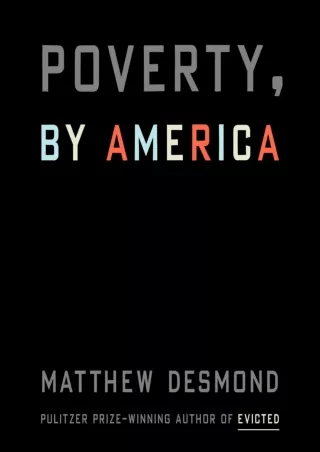 ⚡[PDF]✔ Poverty, by America