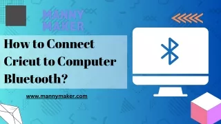 How to Connect Cricut to Computer Bluetooth?