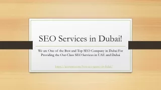Best SEO Services in Dubai - Rank Your Website On Google