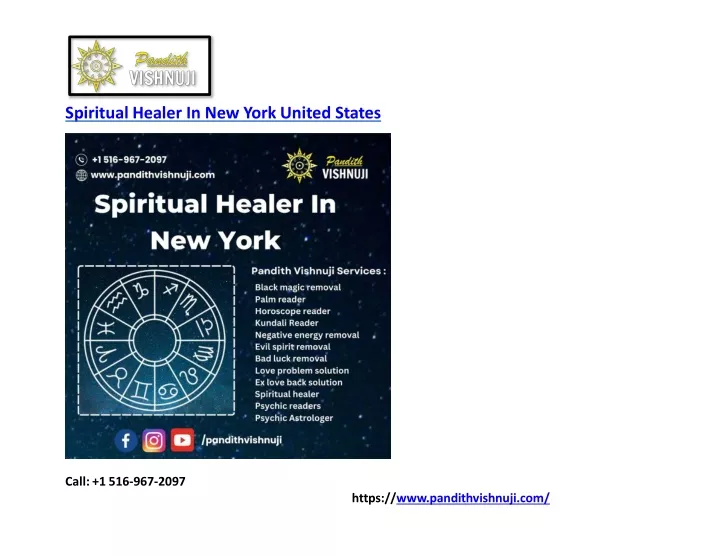 spiritual healer in new york united states