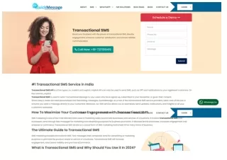 "5 Key Benefits of Using Transactional SMS Services for E-commerce in 2024   "