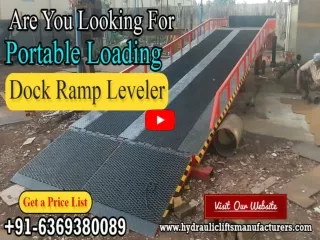 Mobile Dock Ramp Chennai