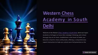 Chess Academy in South Delhi