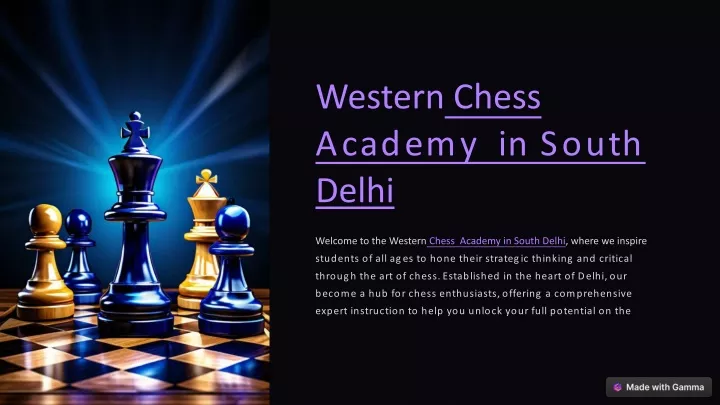 western chess academy in south delhi