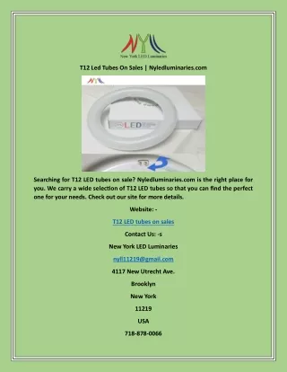 t12 led tubes on sales nyledluminaries com