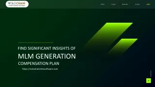 Find Significant Insights of MLM Generation Compensation Plan