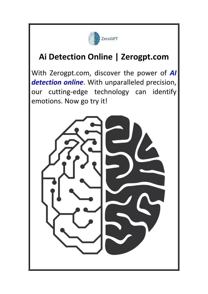 ai detection online zerogpt com