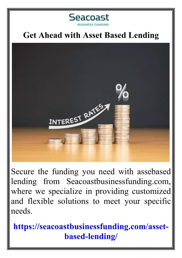 get ahead with asset based lending