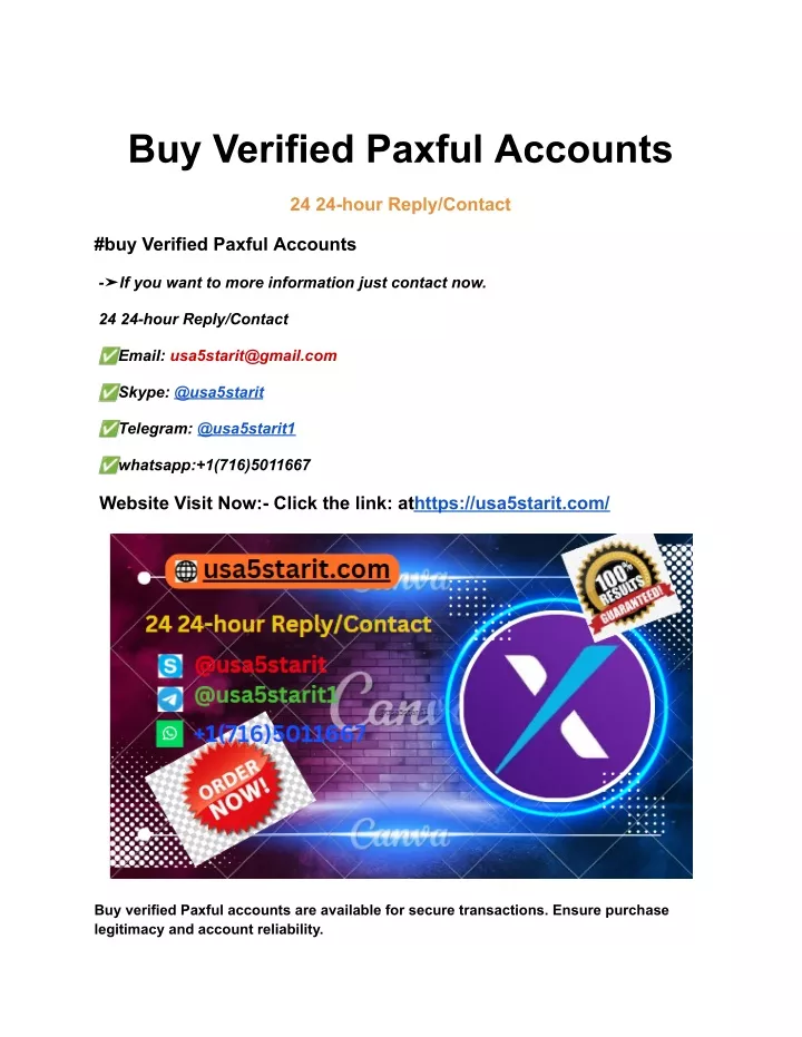 buy verified paxful accounts