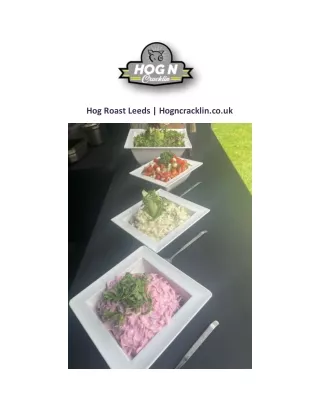 Hog Roast Leeds | Hogncracklin.co.uk