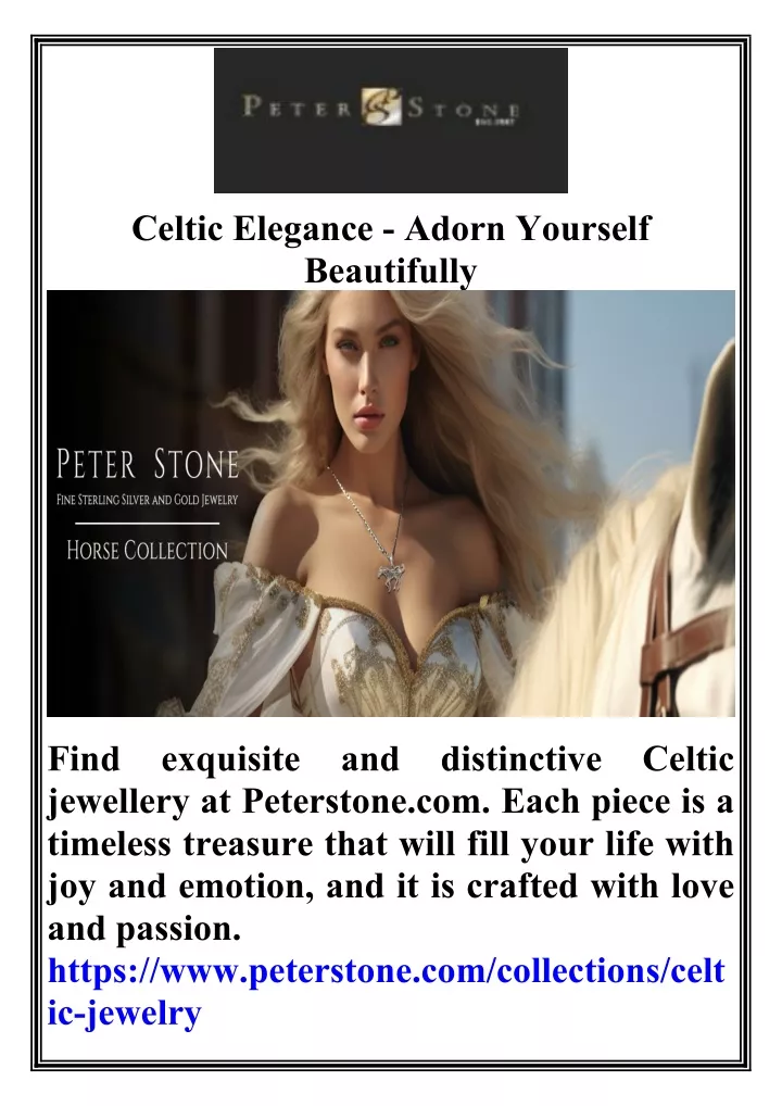 celtic elegance adorn yourself beautifully