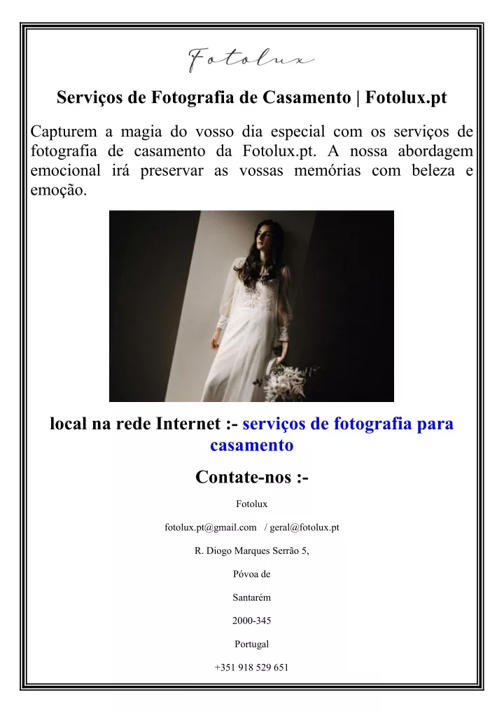 servi os de fotografia de casamento fotolux pt