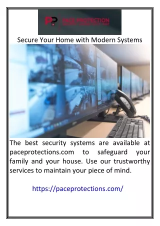 Secure Your Home with Modern Systems