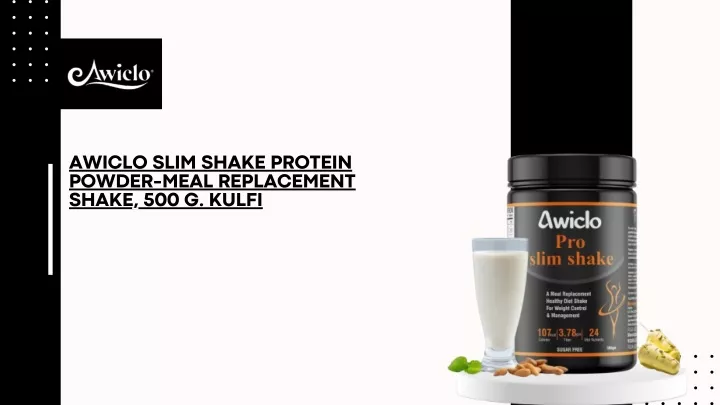 awiclo slim shake protein powder meal replacement