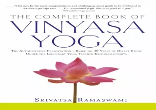 ⭐ DOWNLOAD/PDF ⚡ The Complete  of Vinyasa Yoga