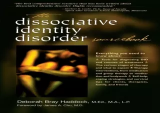 ✔ PDF_  The Dissociative Identity Disorder Sourc (Sourcs)