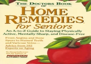 ⭐ DOWNLOAD/PDF ⚡ The Doctor's  of Home Remedies for Seniors