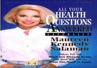 READ [PDF]  All Your Health Questions Answered Naturally