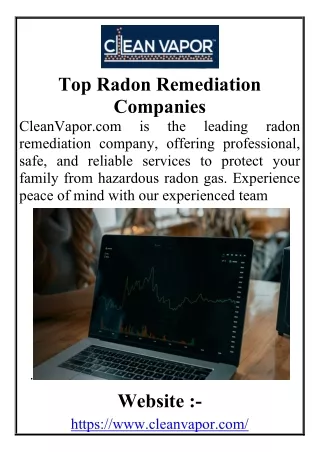 Top Radon Remediation Companies