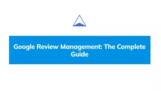 Google Review Management - Avarup