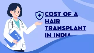 cost of a hair transplant in India