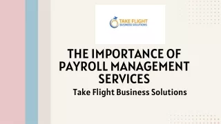 The Importance of Payroll Management Services