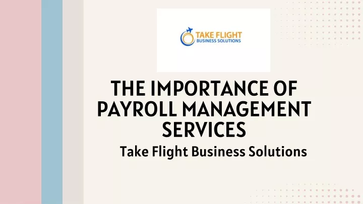 the importance of payroll management services