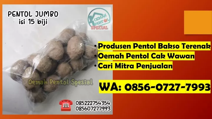 produsen pentol bakso terenak oemah pentol