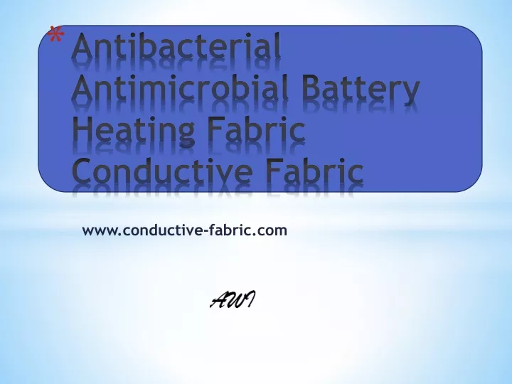 antibacterial antimicrobial battery heating fabric conductive fabric